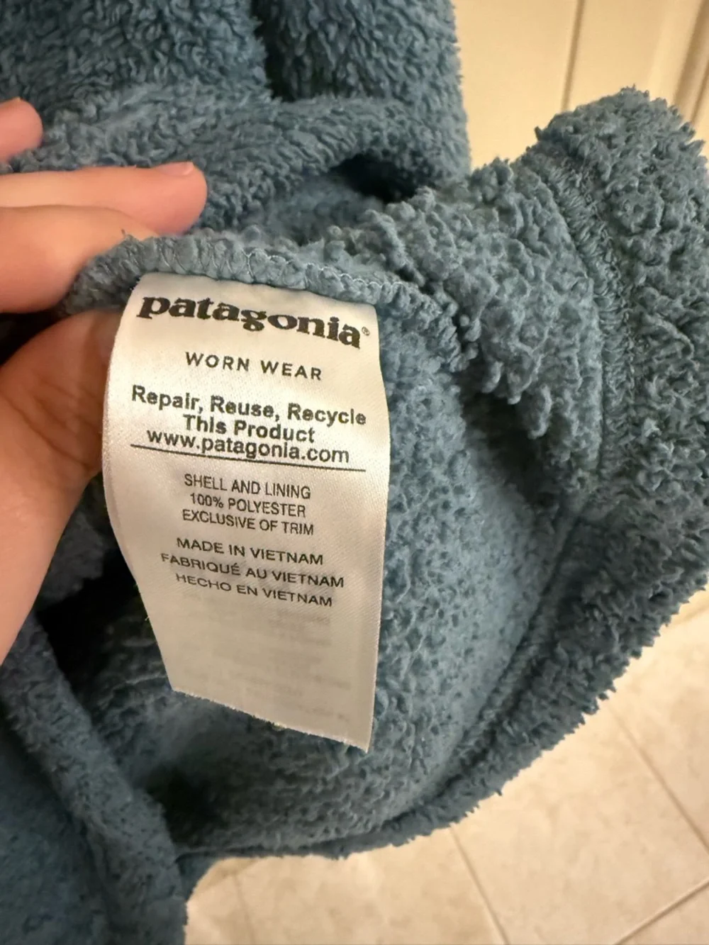 Patagonia Los Gatos 1/4 zip fleece pullover size large - Picture 5 of 6